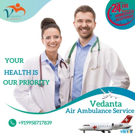 vedanta-air-ambulance-service-in-varanasi-with-the-latest-medical-equipment-big-0
