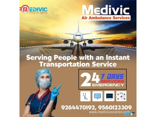 Pick Emergency ICU Air Ambulance Service in Patna by Medivic