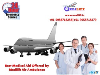 Transfer the Patient via ICU Air Ambulance Service in Ranchi by Medilift