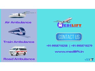 Medilift Train Ambulance in Guwahati - Most useful Patient Rescue Alternative