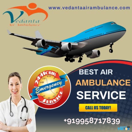 vedanta-air-ambulance-service-in-delhi-with-full-icu-setup-at-a-low-rate-big-0