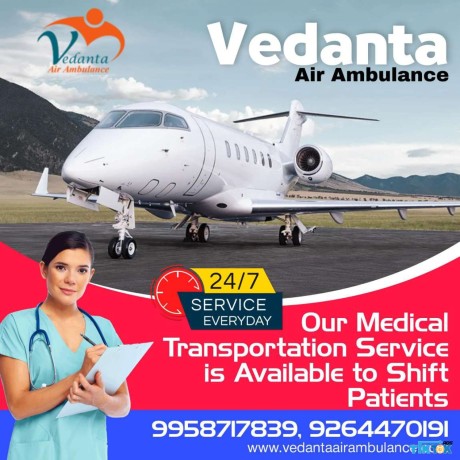 vedanta-air-ambulance-service-in-kolkata-with-full-medical-facilities-big-0