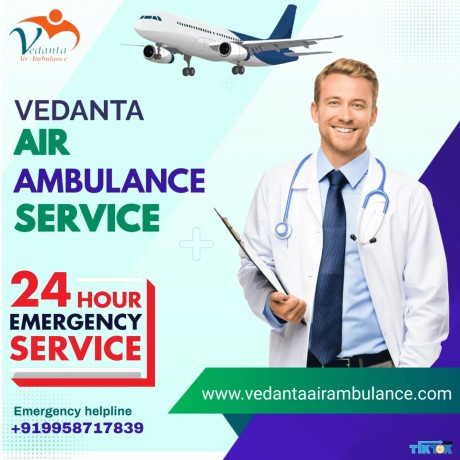 vedanta-air-ambulance-service-in-raipur-with-all-medical-facilities-big-0