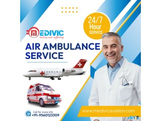 Avail Air Ambulance Service in Kolkata by Medivic for Immediate Medical Transportation