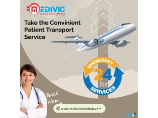 Book Medivic Air Ambulance Service in Patna - Curative Transportation with Caution and Vigilance