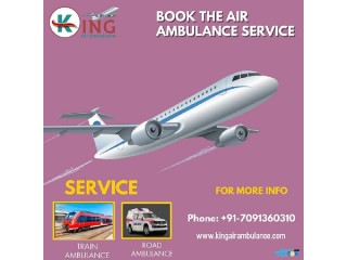 Hire Paramount Air Ambulance Service in Guwahati with Doctor by King