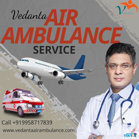 vedanta-air-ambulance-service-in-siliguri-with-the-best-medical-care-team-big-0