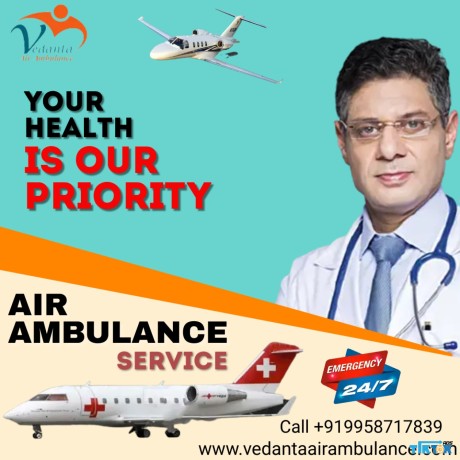 anytime-avail-of-vedanta-air-ambulance-service-in-patna-at-a-low-price-big-0