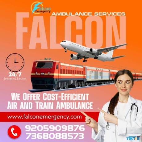 obtain-train-ambulance-services-in-jamshedpur-by-falcon-emergency-with-mandatory-setup-big-0