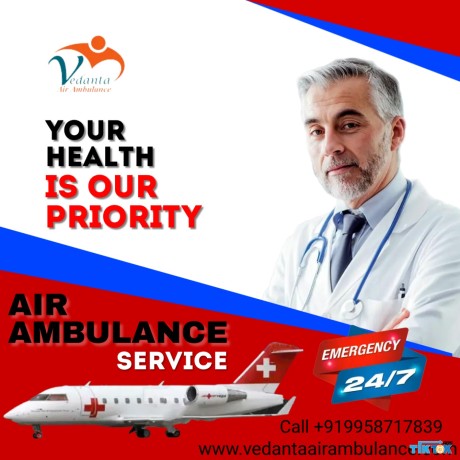 vedanta-air-ambulance-service-in-delhi-with-the-modern-medical-setup-at-the-best-price-big-0