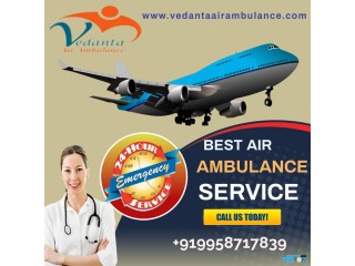 Vedanta Air Ambulance Service in Bangalore with All Medical Tools at a Reasonable Cost.
