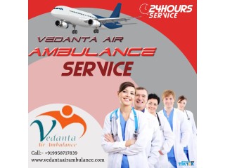 Vedanta Air Ambulance Service in Raipur Provides the Highest Level of Care