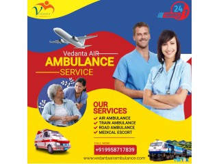 Hire Fast ICU Vedanta Air Ambulance Service in Allahabad at a Low Rate
