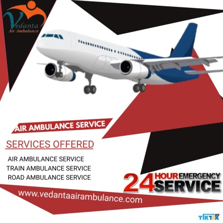 vedanta-air-ambulance-service-in-gorakhpur-with-quick-medical-support-big-0