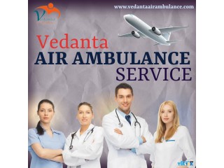 Vedanta Air Ambulance Service in Bagdogra with All Medical Facilities
