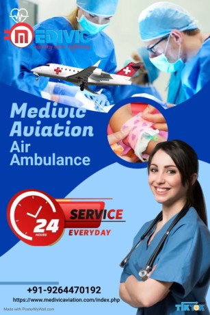medivic-aviation-air-ambulance-service-in-lucknow-with-medical-tool-big-0