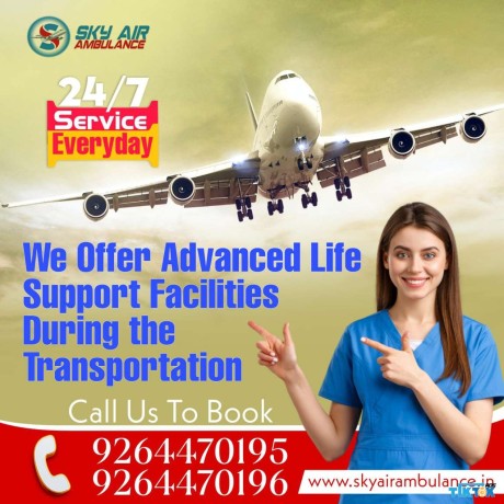 sky-air-ambulance-from-bilaspur-to-delhi-with-critical-care-medical-team-big-0