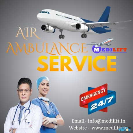 book-prompt-renowned-air-ambulance-service-in-delhi-by-medilift-with-medical-team-big-0