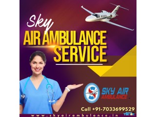 Sky Air Ambulance from Rajkot to Mumbai Gives the Best Medical Facilities
