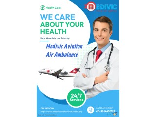 Medivic Aviation Air Ambulance Services in Srinagar with the Emergency provider