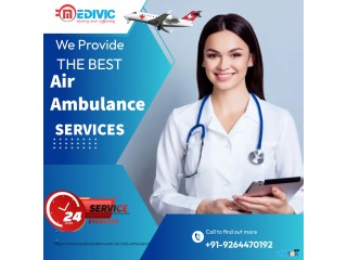 Medivic Aviation Air Ambulance Services in Hyderabad with ICU Facility