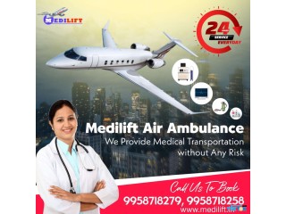 Medilift Air Ambulance Service in Ranchi for Well-Timed Patient Relocation Service with Paramedics