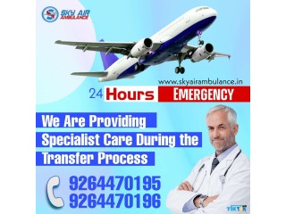 Sky Air Ambulance from Raigarh to Delhi with Advanced & Expert MD Doctors