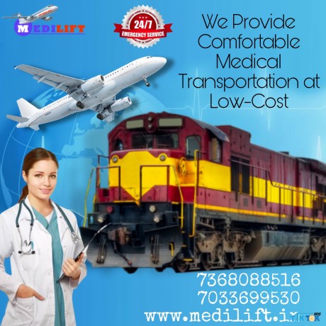 take-24-hours-top-class-emergency-train-ambulance-services-in-patna-through-medilift-big-0