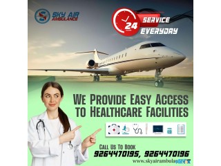Sky Air Ambulance from Kochi to Mumbai with Life-Stocking Medical Tools