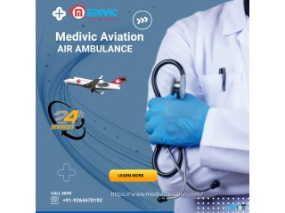 Medivic Air Ambulance Service in Varanasi with Quick Transportation