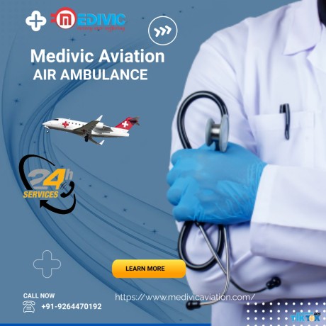 medivic-air-ambulance-service-in-varanasi-with-quick-transportation-big-0