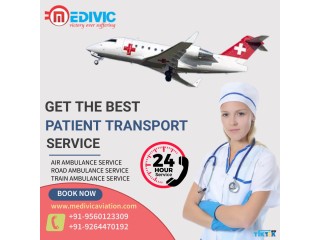 Medivic Aviation Air Ambulance Service in Raipur at an Affordable Price
