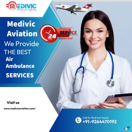 medivic-air-ambulance-service-in-indore-with-fast-transportation-big-0