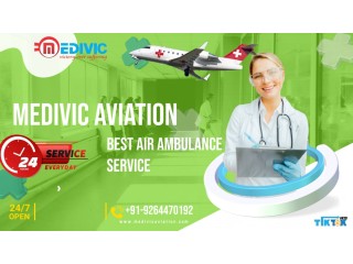 Medivic Aviation Air Ambulance Services in Agra with Specialized Medical squad
