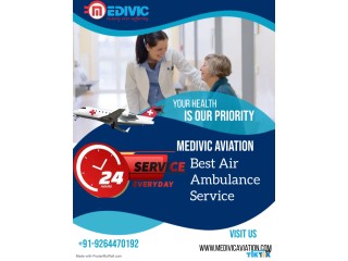 Take Air Ambulance Service in Amritsar by Medivic with Advanced life-Saving Gadgets