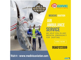 Get Air Ambulance Services in Allahabad by Medivic with Reasonably priced