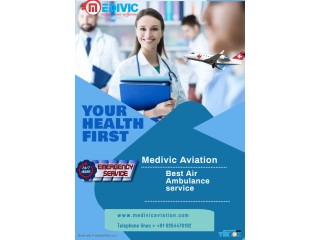 Hire Air Ambulance Services in Bhopal by Medivic with Latest Equipments