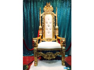 Get the best throne chairs for rent in long island from The Brat Shack