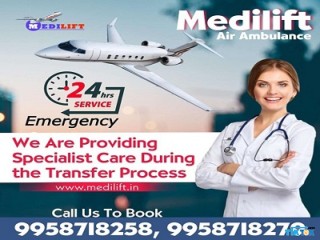 Pick Charter Air Ambulance in Ranchi Via Medilift with State-of-the-art Medical Services