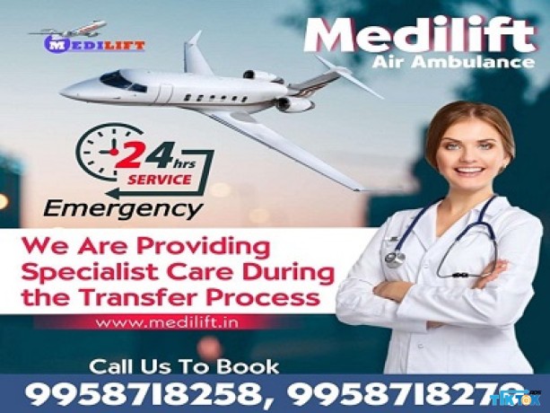 pick-charter-air-ambulance-in-ranchi-via-medilift-with-state-of-the-art-medical-services-big-0