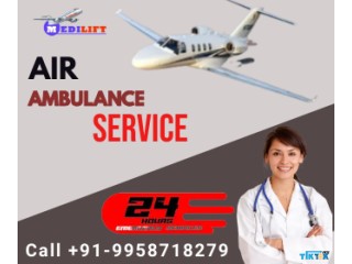 Acquire a Comfortable and Fast ICU Air Ambulance in Delhi by Medilift at the Correct Charge