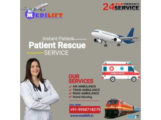 Acquire Medilift Air Ambulance in Kolkata by Medilift for Hassle-Free Evacuation