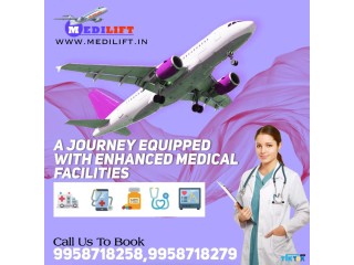 Obtain Air Ambulance in Mumbai by Medilift with Superior Remedial Setup