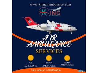 Get Advanced ICU Medical Support Air Ambulance in Bhopal by King