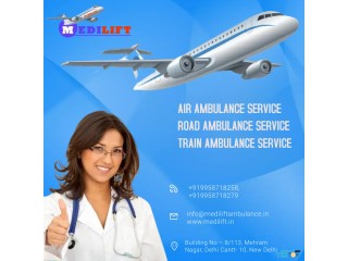 Take Air Ambulance Service in Silchar by Medilift for the Convenient Shifting