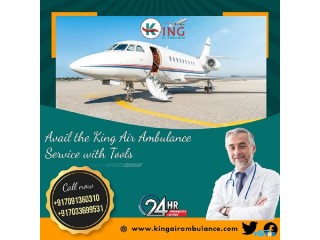 Book Advance Life Support King Air Ambulance Service in Guwahati