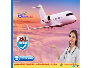 Take ICU Air Ambulance Bangalore to Delhi with Superior Amenities by Medilift at Low Cost