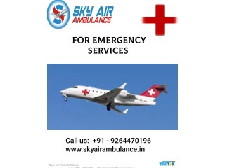 Quick and Cost Effective Patient Transportation Air Ambulance in Darbhanga by Sky Air