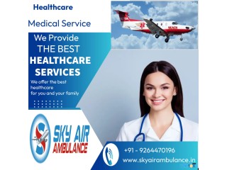 Sky Air Ambulance Service in Raigarh with a Modern Medical Setup