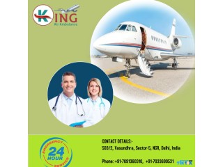 King Air Ambulance in Patna with ICU Facility at the Lowest Price
